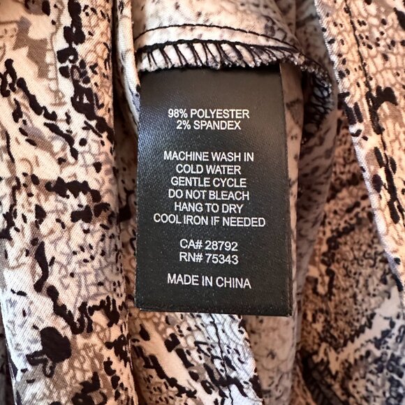 Rachel Zoe Snake Print Pull-On Midi-Skirt - Size 2 - Picture 8 of 8